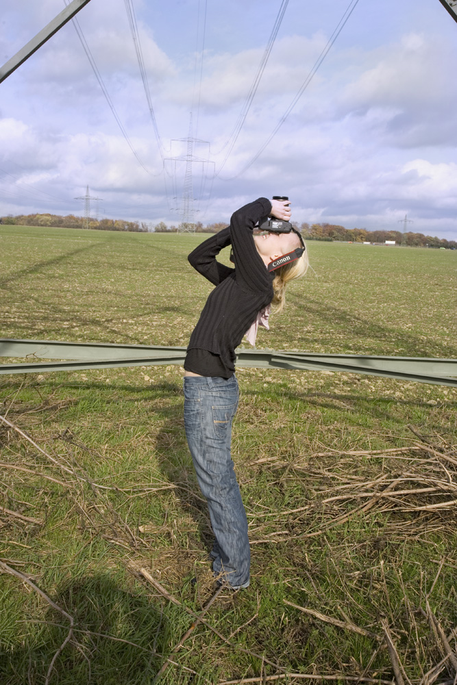 Fotografin bei der Arbeit