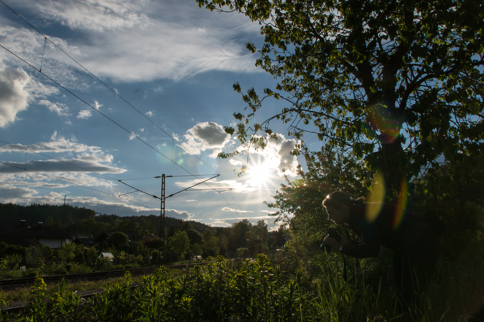 Fotografin bei der Arbeit