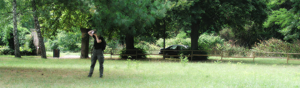 Fotografin im Schlosspark