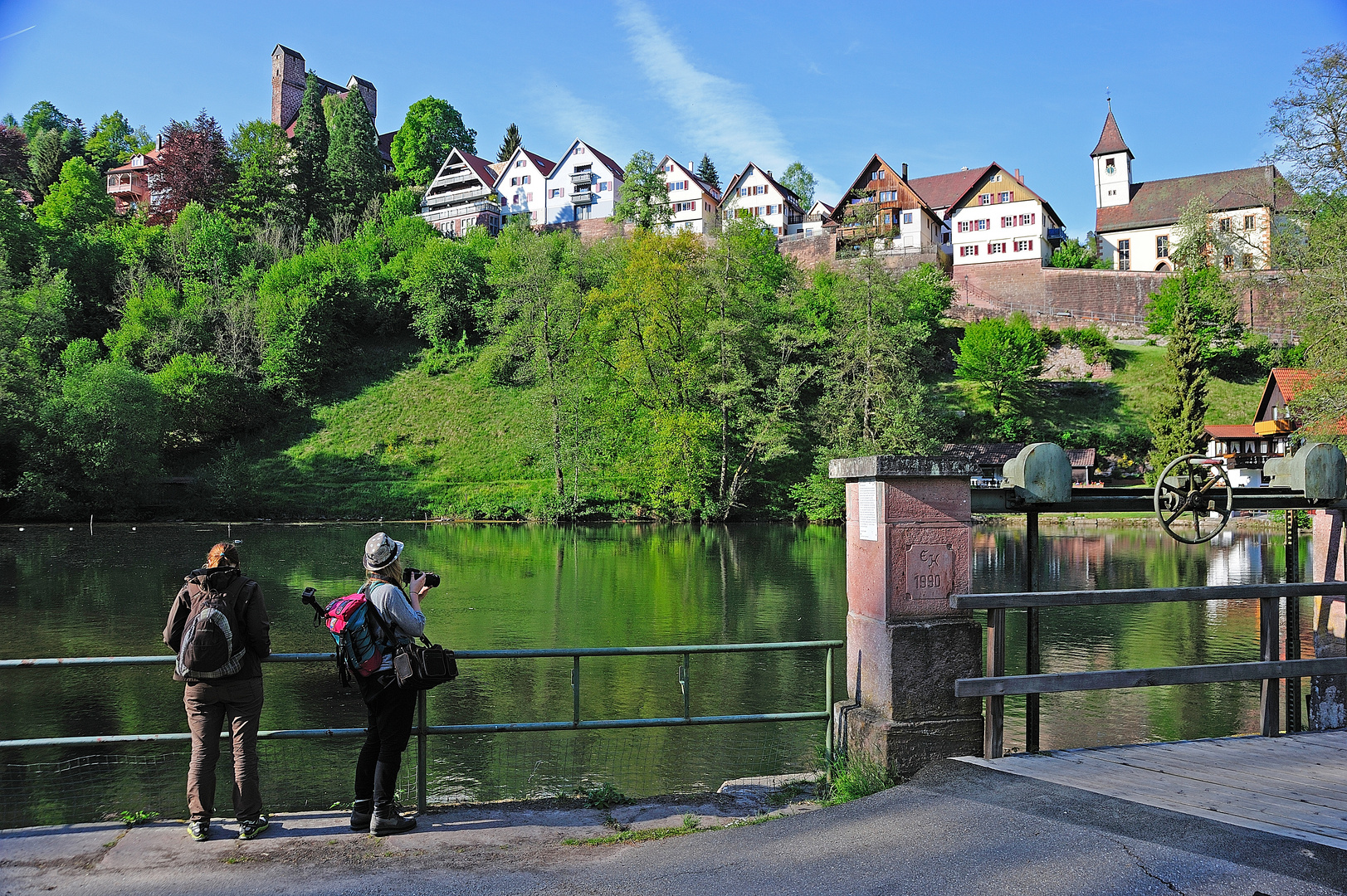 Fotografin in Berneck bei Altensteig, im Nordschwarzwald