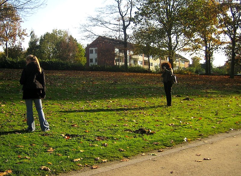 Fotografin und Model