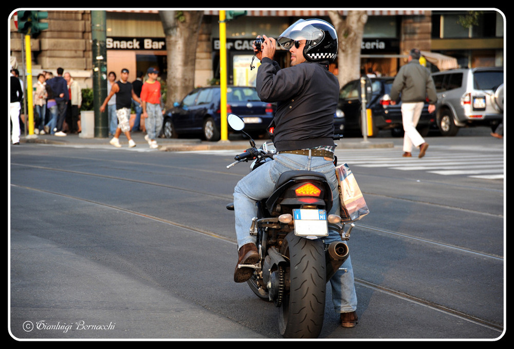 Fotografo motorizzato