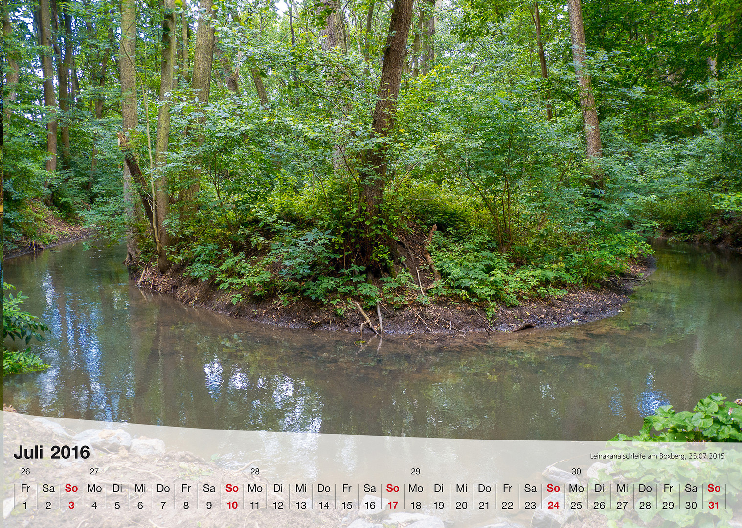 Fotokalender Thüringer Landschaften 2016, Juli