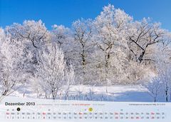 Fotokalender Thüringer Landschaften Dezember 2013