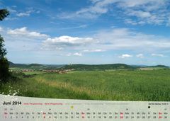 Fotokalender - Thüringer Landschaften - Juni 2014