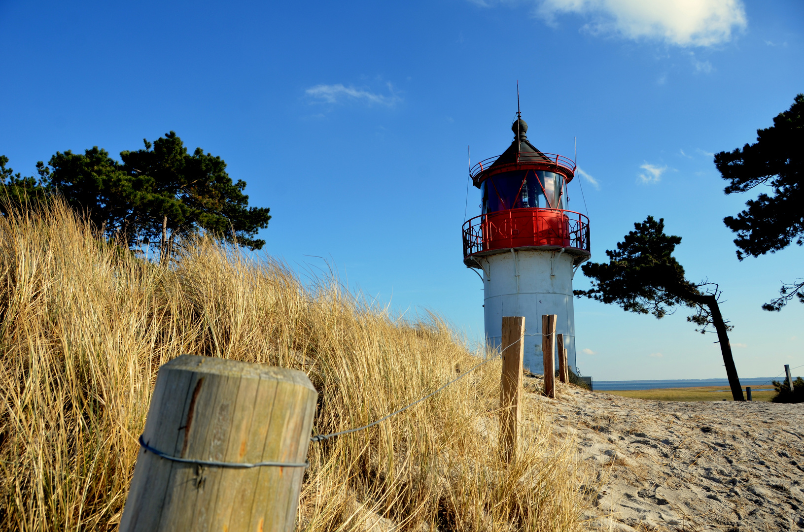 Fotolicht am Leuchtturm Gellen