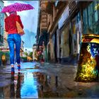 Fotomalerei: "Regenwetter ist Fotowetter...