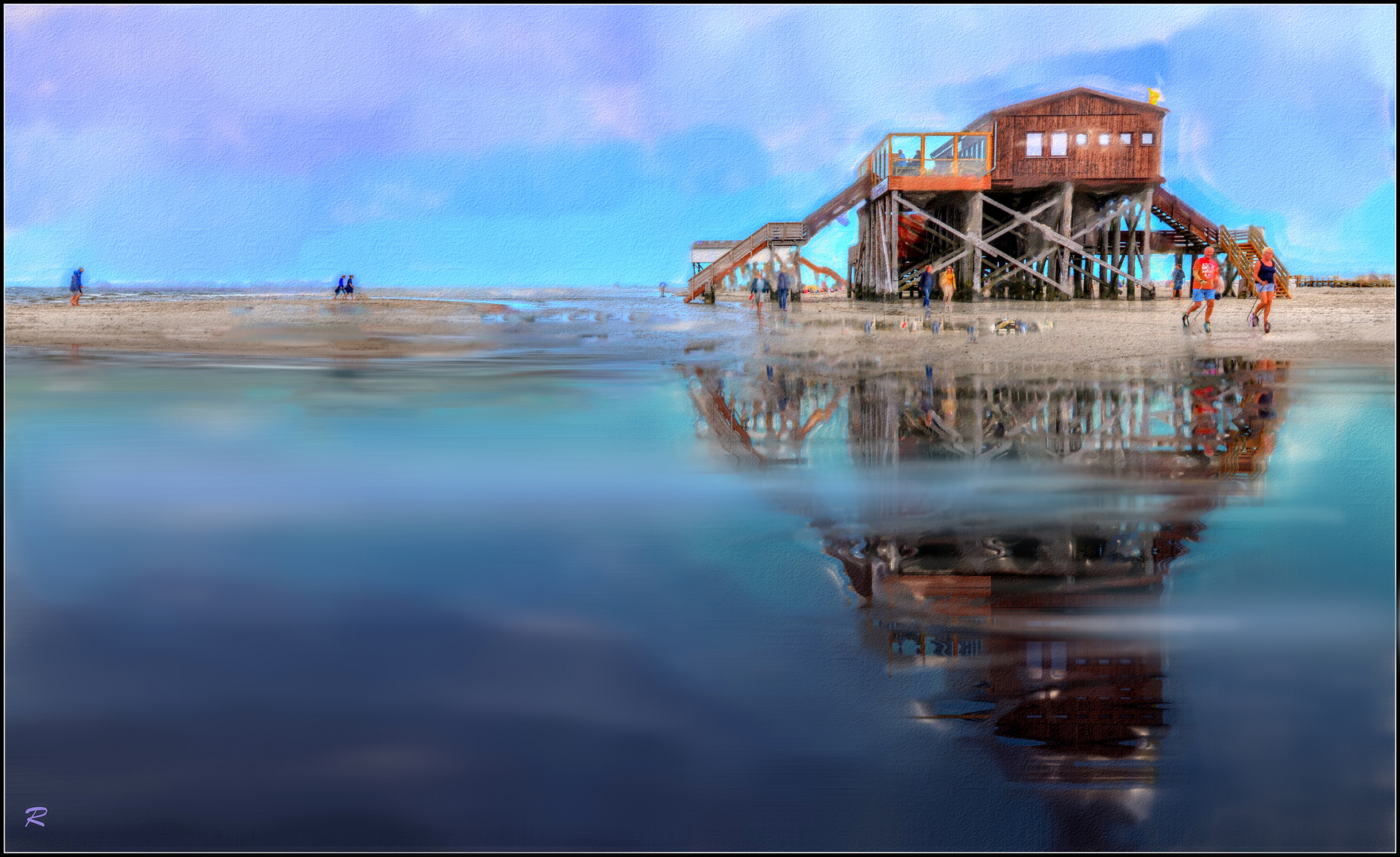 Fotomalerei: St. Peter Ording...