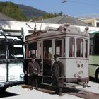 Fotomontage 100 Jahre Verkehrsbetriebe Baden-Baden