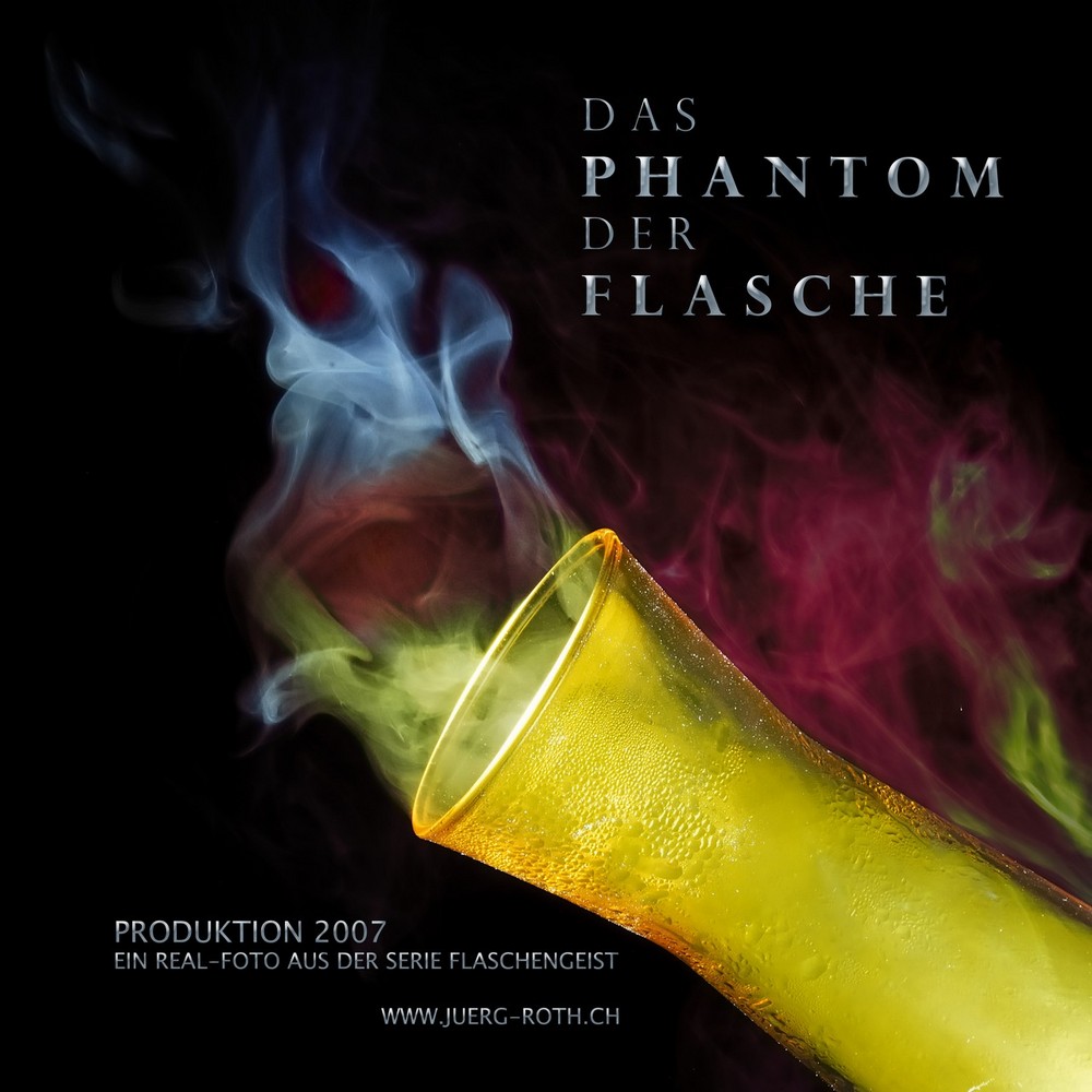 Fotoplakat Phantom der Flasche