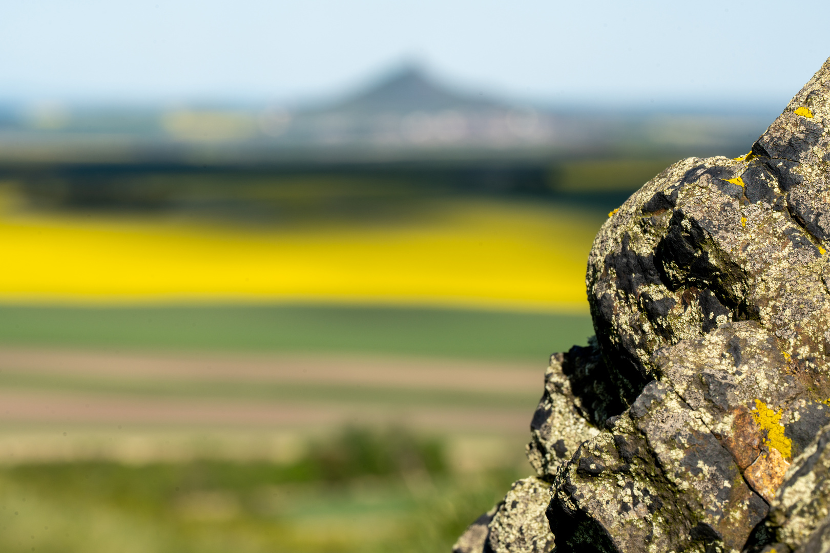 Fotoreise ins Böhmische Mittelgebirge - Das Böhmische Mittelgebisge ist aber unscharf