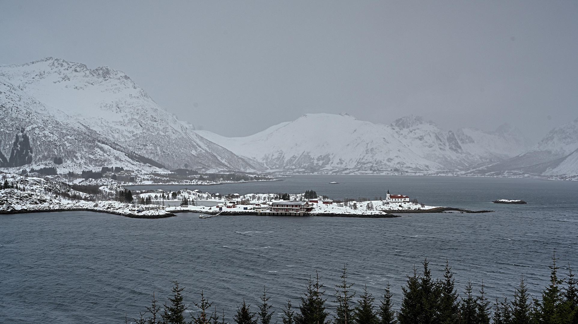 Fotoreise Norwegen Januar 2020: Fahrt von Svolvær nach Harstad