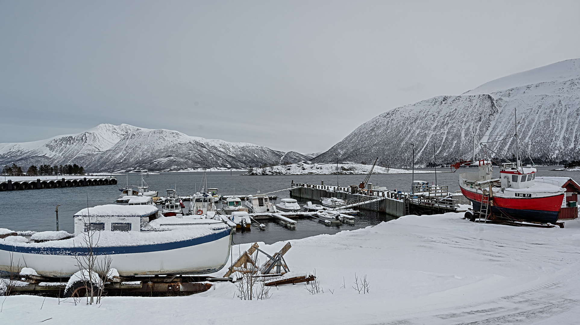 Fotoreise Norwegen Januar 2020: Fahrt von Svolvær nach Harstad