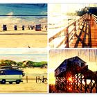 Fotos auf Holzplanken / Strandgut