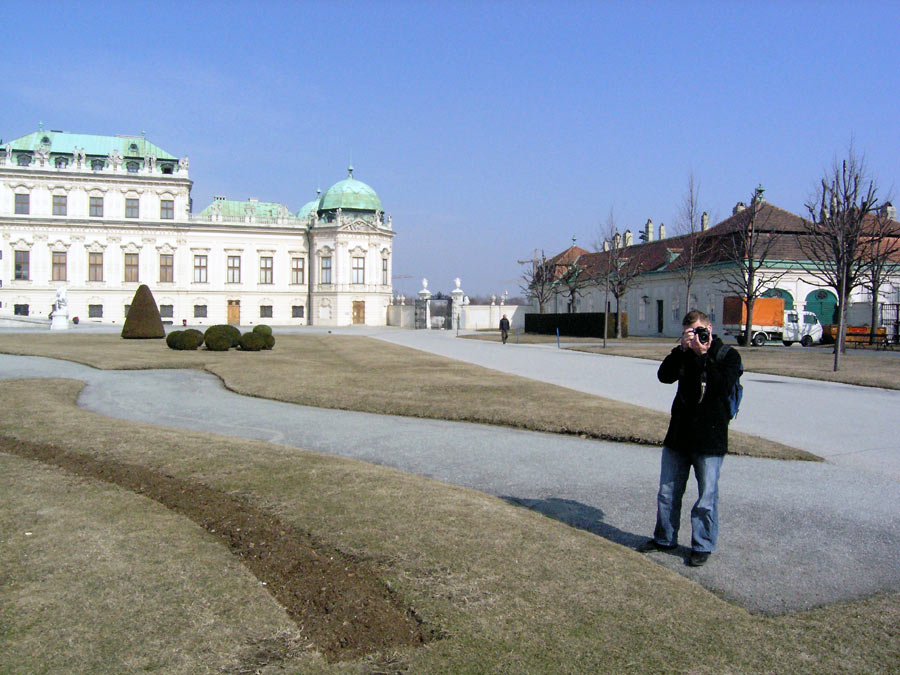 Fotos machen beim Belvedere