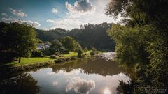 Fotos von Herchen vom sog. Künstlerweg aus