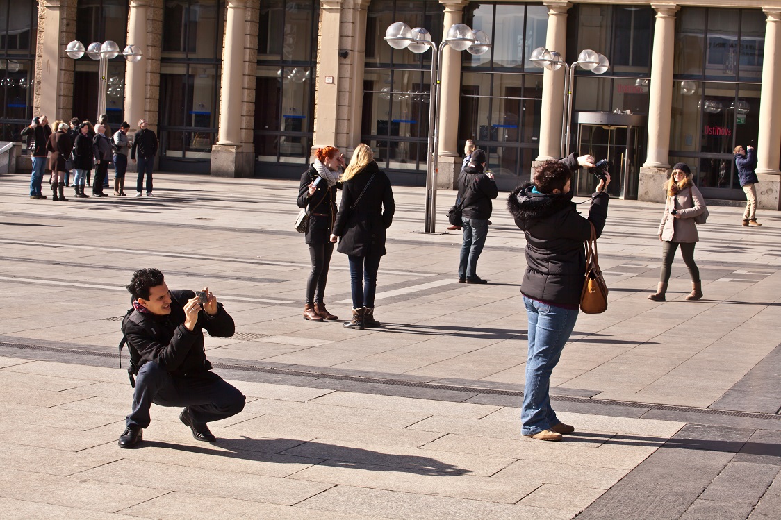 Fotos vor dem Kölner Dom