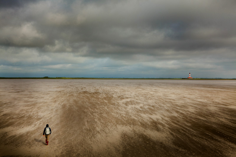 Fotoseminar Westerheversand - Weite Landschaft auf der Sandbank