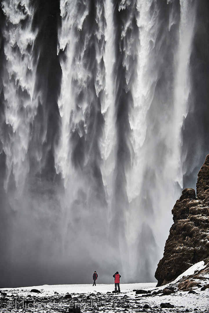 Fotosession am Skógafoss