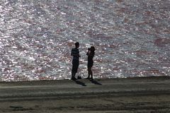 Fotosession in der Abendsonne