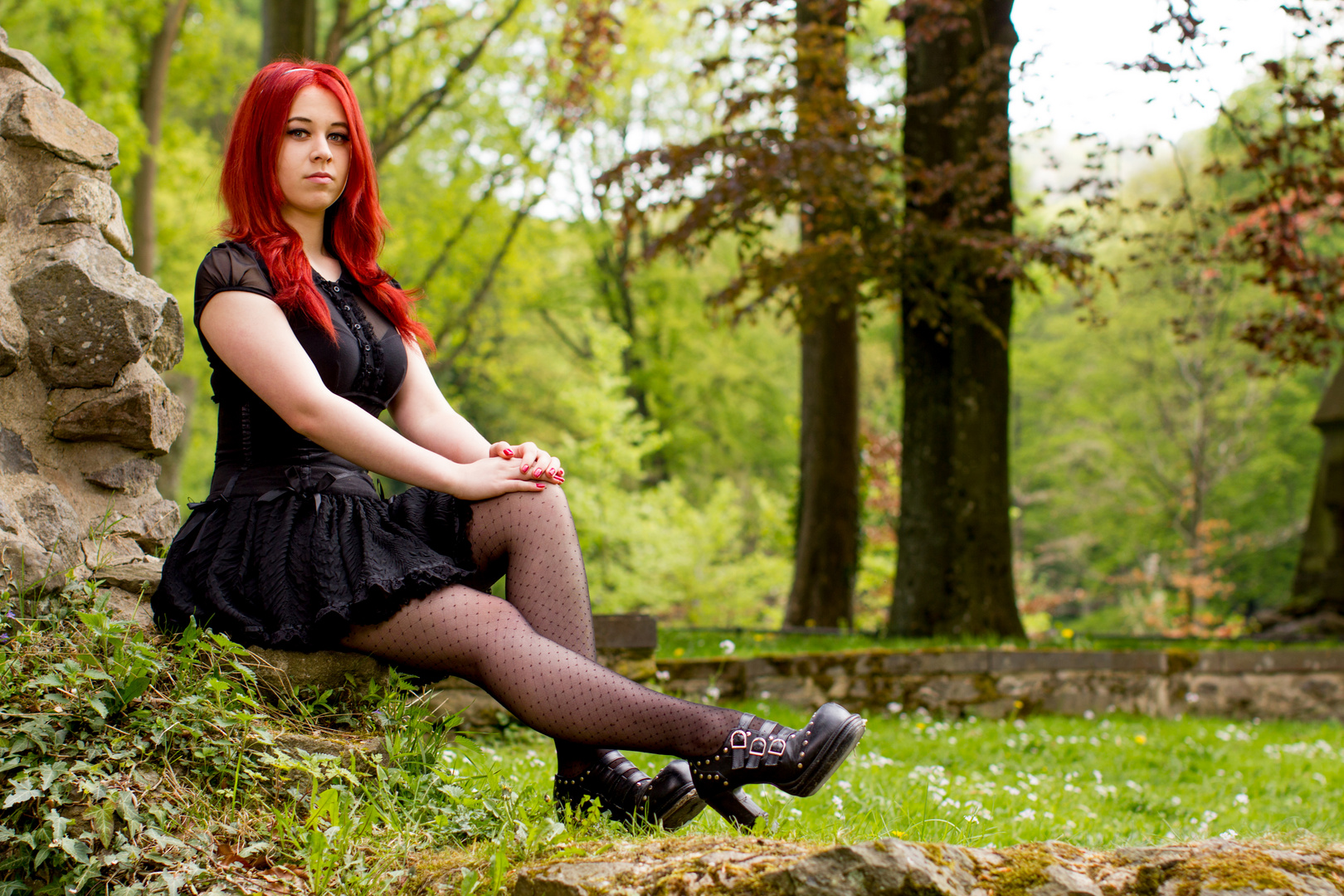 Fotoshooting am Kloster Heisterbach