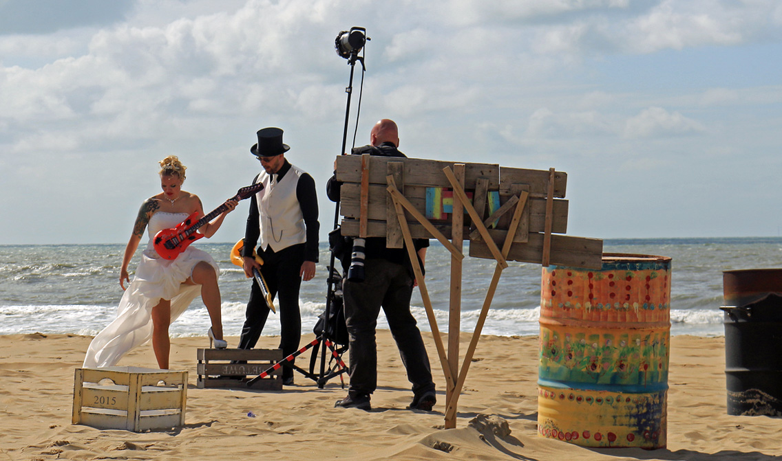 Fotoshooting am Meer