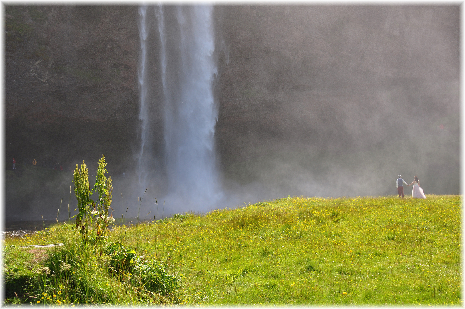 Fotoshooting am Seljalandsfoss