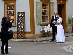 Fotoshooting an der Krämerbrücke