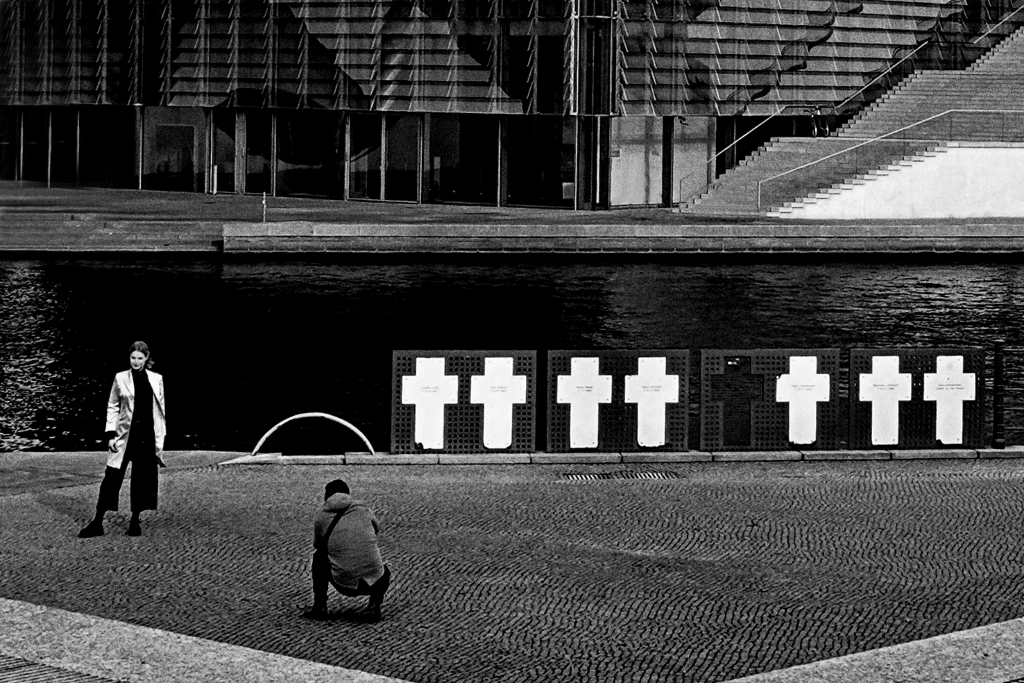 Fotoshooting an der Spree