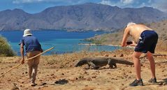 Fotoshooting auf Komodo