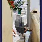 Fotoshooting auf Santorini