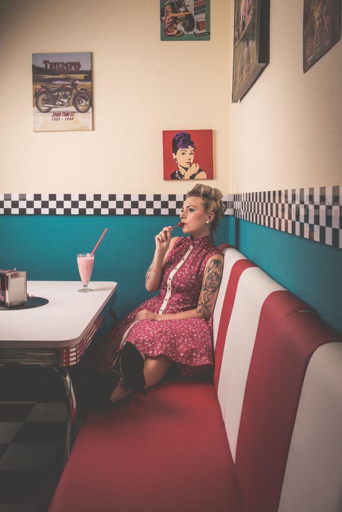 Fotoshooting im American Diner in Rathenow