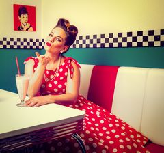 Fotoshooting im American Diner in Rathenow