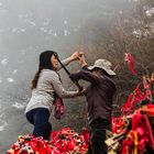 Fotoshooting im Huan Shan Gebirge