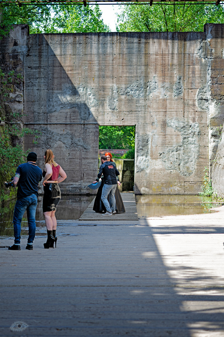 Fotoshooting im Industriepark 3