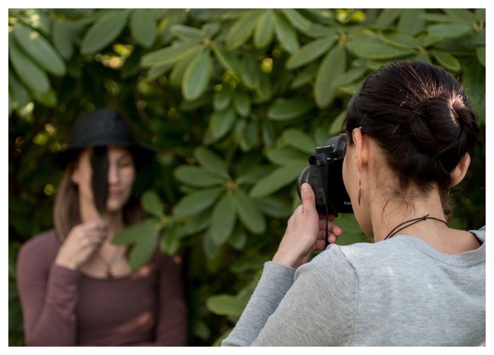 Fotoshooting im Park