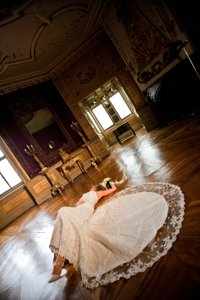 Fotoshooting im Schloss