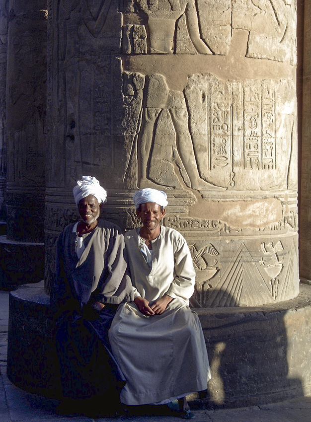 Fotoshooting im Tempel von Karnak