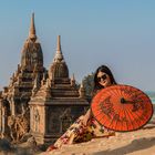 Fotoshooting in Bagan 