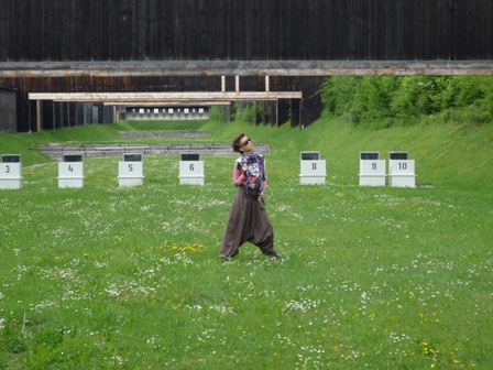 Fotoshooting in einer Schießanlage 2009