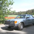 Fotoshooting mit einem Mercedes Benz W 116 280 SE