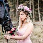 Fotoshootings mit Pferd im Wald