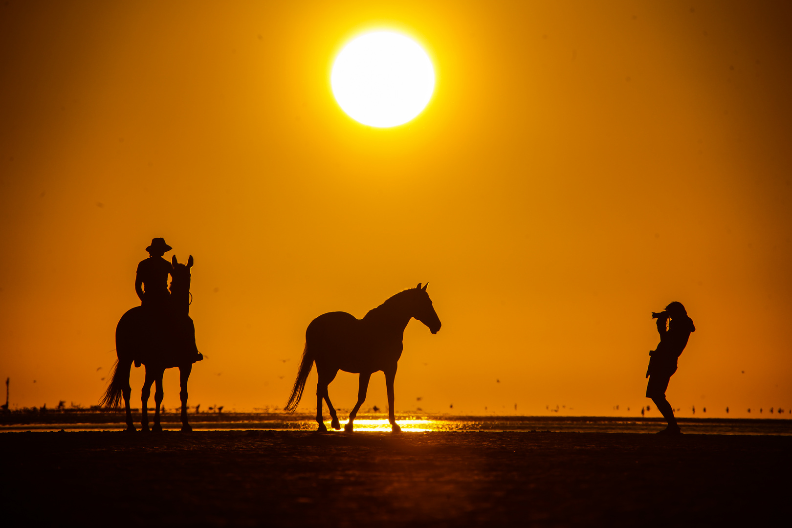 Fotoshoting am Strand