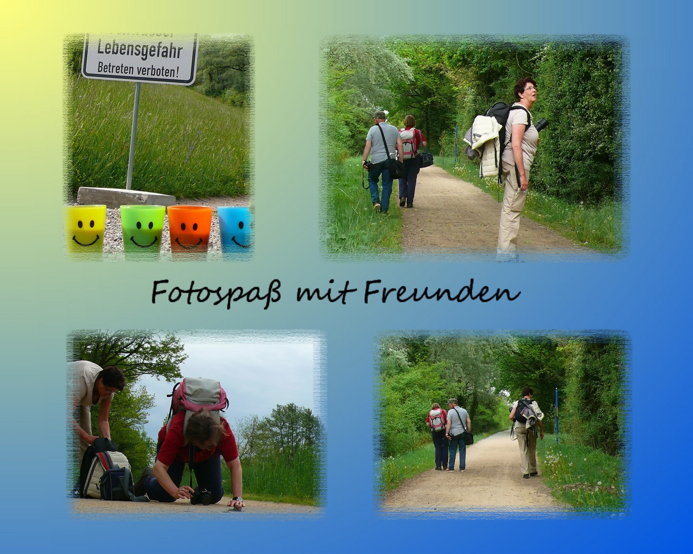 Fotospaß mit Freunden