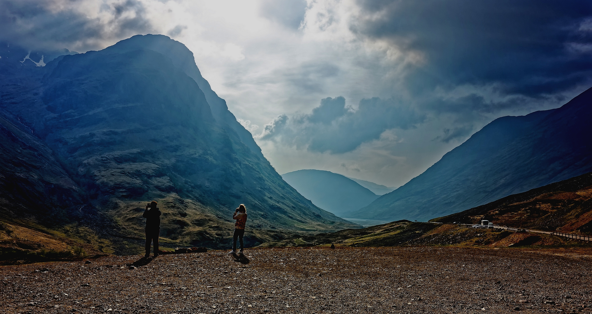 ... Fotostopp in den Highlands ...