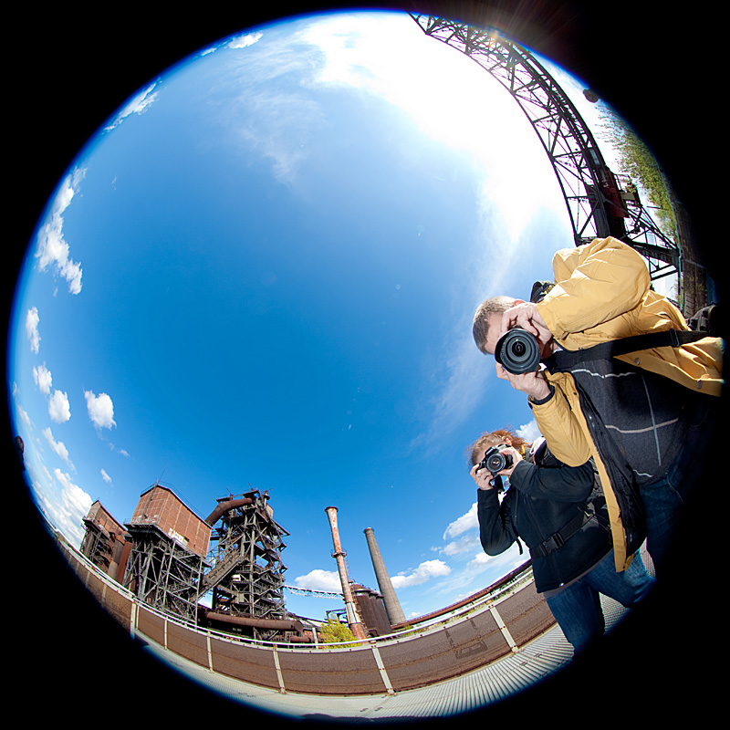 Fototour de Ruhr - Landschaftspark Duisburg - Fisheye