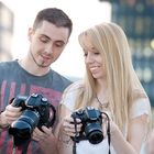 Fototour - Medienhafen Düsseldorf - Schnappschuss von Lara und Andre