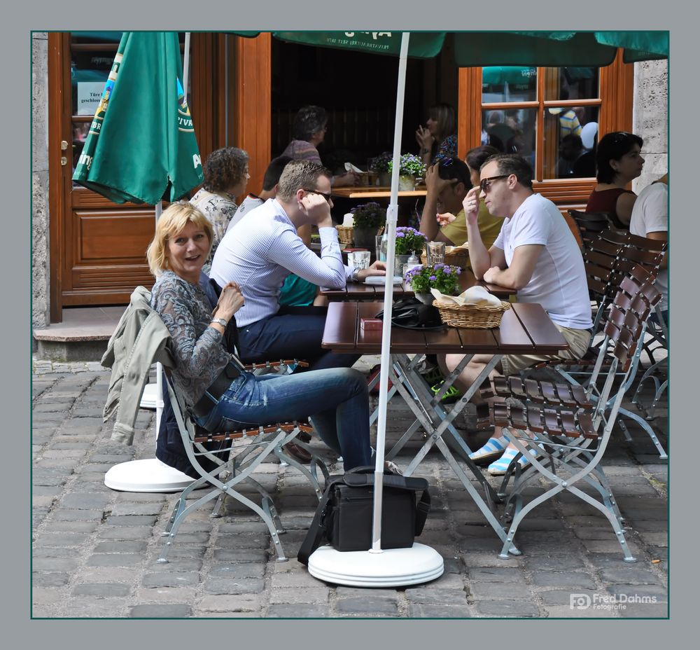 Fototour München, verdiente Pause