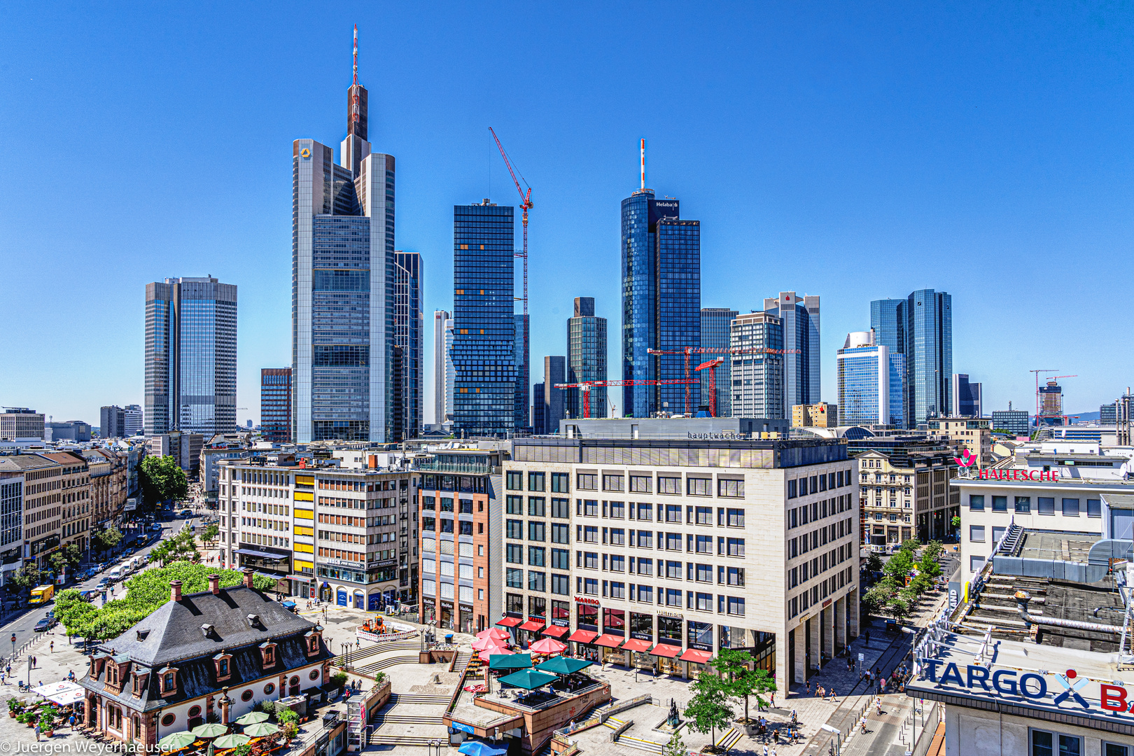 Fototrip Frankfurt - Blick über die Hauptwache