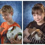 Fotowand - Portraits Kinder